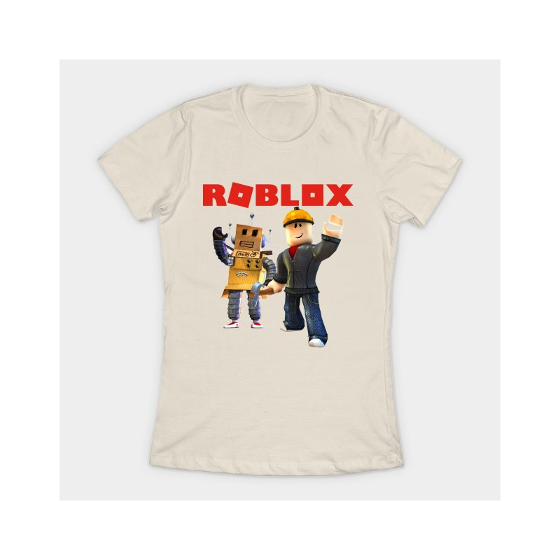 Roblox Builder Girls T-Shirt Creme