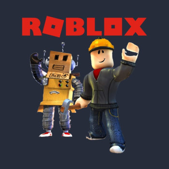 Roblox Builder Girls T-Shirt Navy