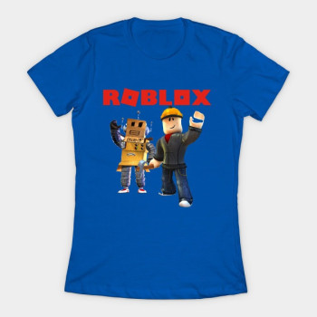 Roblox Builder Girls T-Shirt Royal Blue