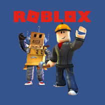 Roblox Builder Girls T-Shirt Royal Blue