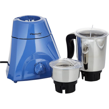 Butterfly Grand 550 W Mixer Grinder, 2 Jar, Blue (BGR17159)