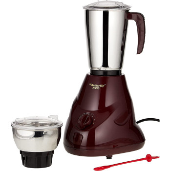 Butterfly Rhino 550 W Mixer Grinder, 2 Jar, Red (BRH17065)