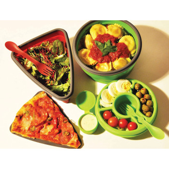 good2go Good 2 Go Round Expandable Container, 800 Ml Green G31002 (G31002)