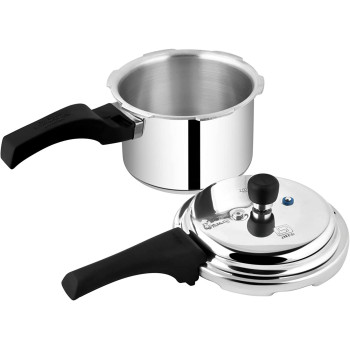 Prestige Aluminum Deluxe PlUS Pressure Cooker 3 Liter, Silver Mpd10701 (MPD10701)