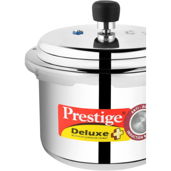 Prestige Aluminum Deluxe PlUS Pressure Cooker 3 Liter, Silver Mpd10701 (MPD10701)
