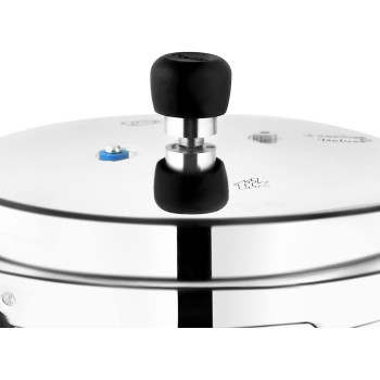 Prestige Deluxe Plus Aluminum Pressure Cooker, 5 Liter (MPD10702)