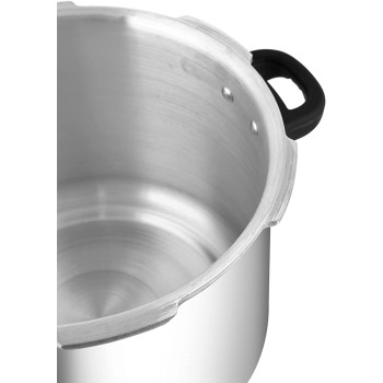 Prestige Deluxe Plus Aluminium Polished Pressure Cooker, 10 Ltr (MPD10704)