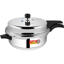 Prestige MPD10706 Deluxe Plus Induction Base Senior Deep Pressure Pan, Silver, 6 Liters (MPD10706)