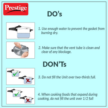 Prestige MPD10706 Deluxe Plus Induction Base Senior Deep Pressure Pan, Silver, 6 Liters (MPD10706)