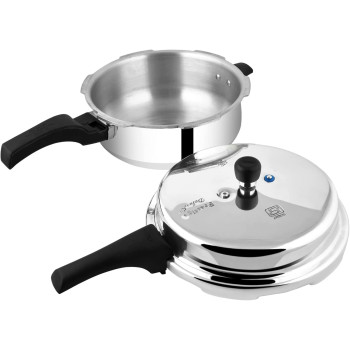 Prestige MPD10706 Deluxe Plus Induction Base Senior Deep Pressure Pan, Silver, 6 Liters (MPD10706)