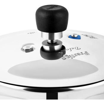 Prestige Deluxe Plus Aluminium Junior Handi Polished Pressure Cooker, SILVER, 2 Ltr, PRDAH2 (MPD10711)