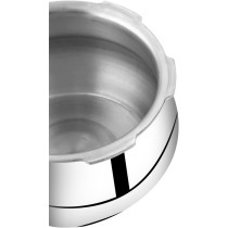 Prestige Deluxe Plus Aluminium Junior Handi Polished Pressure Cooker, SILVER, 2 Ltr, PRDAH2 (MPD10711)