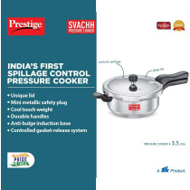 Prestige Svachh Pressure Cooker 3.5 Liter Junior Deep pan (MPD10728)