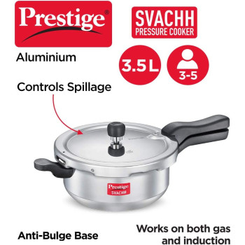 Prestige Svachh Pressure Cooker 3.5 Liter Junior Deep pan (MPD10728)