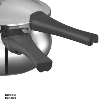 Prestige Deluxe Plus Aluminium Mini Handi Polished Pressure Cooker, 3 Ltr (MPD10793)