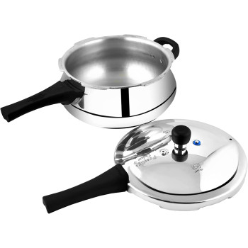 Prestige 5 Ltr Junior Handi Pressure Cooker MPD10794, silver (MPD10794)