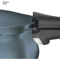 Prestige Deluxe Plus Hard Anodised Junior Handi Pressure Cooker, 5 Ltr (MPD20143)
