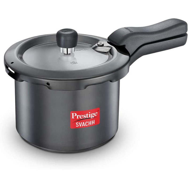 Prestige Svachh 3 Litre Pressure Cooker with Hard Anodized Body (Black) (MPD20223)