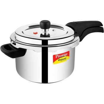 Prestige S/Steel 4.0 Ltr Svachh Dlx Alpha Cooker, Grey, 4 Liter (MPD20250)