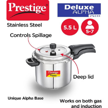 Prestige Deluxe Alpha Svachh 5.5 Ltr (MPD20251)