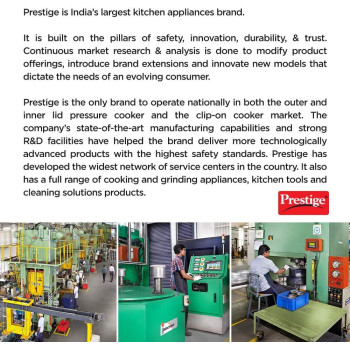 Prestige Deluxe Alpha Svachh Stainless Steel Handi Pressure Cooker, 3 Ltr, Silver (MPD20267)