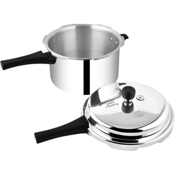 Prestige 2724294146876 2 Pieces Pressure Cooker Set, Silveraluminum (MPP10100)