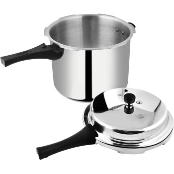 Prestige Popular Aluminium Pressure Cooker, 10 Ltr, Silver (MPP11000)