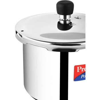 Prestige Popular Stainless Steel Pressure Cooker, 3 Ltr, Silver (MPP20651)