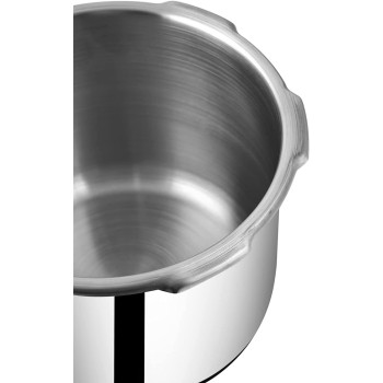 Prestige Popular Stainless Steel Pressure Cooker, 3 Ltr, Silver (MPP20651)