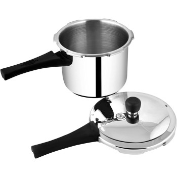 Prestige Popular Stainless Steel Pressure Cooker, 3 Ltr, Silver (MPP20651)