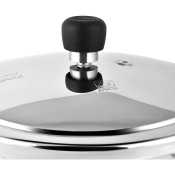Prestige Popular Stainless Steel Pressure Cooker, 5 Ltr, Silver (MPP20652)