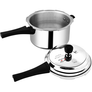 Prestige Popular Aluminium Pressure Cooker, 3 Ltr, Silver (MPP23100)