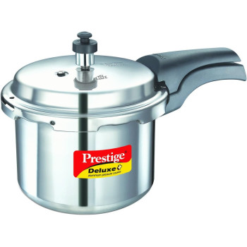 Prestige Deluxe Plus Aluminum Pressure Cooker (MPP25100)