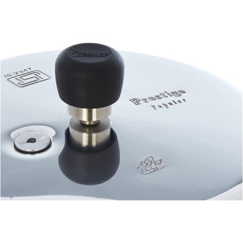 Prestige Popular Aluminium Pressure Cooker, 6 Ltr, Silver (MPP26100)