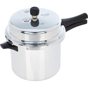 Prestige Popular Aluminium Pressure Cooker, 6 Ltr, Silver (MPP26100)