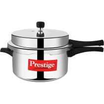 Prestige Popular Aluminium Pressure Cooker, 7.5 Ltr, Silver (MPP28100)