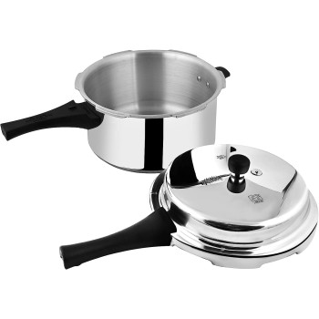 Prestige Popular Aluminium Pressure Cooker, 7.5 Ltr, Silver (MPP28100)