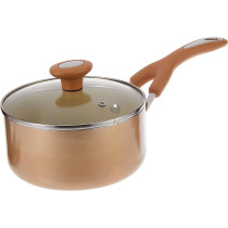 Meyer Aluminum Non-stick Covered Saucepan Set of 2-Piece - Cream MY16863 (MY16863)