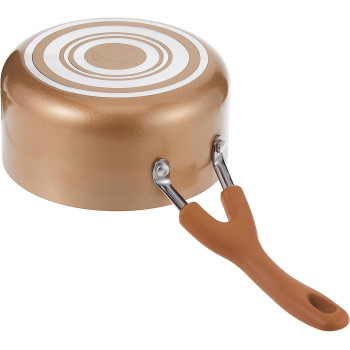 Meyer Aluminum Non-stick Covered Saucepan Set of 2-Piece - Cream MY16863 (MY16863)