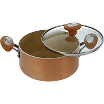 Meyer Casserole - 20 cm Glass Lid Beige (MY16864)