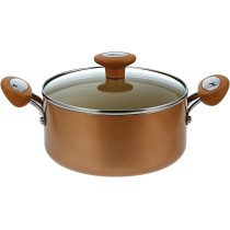 Meyer Casserole - 20 cm Glass Lid Beige (MY16864)