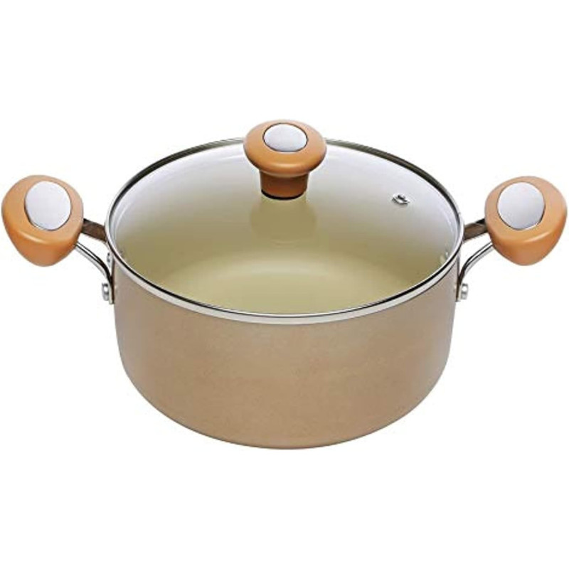 Meyer Aluminum Non-stick Covered Saucepan Set of 2-Piece - Cream MY16865 (MY16865)