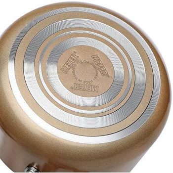 Meyer Aluminum Non-stick Covered Saucepan Set of 2-Piece - Cream MY16865 (MY16865)