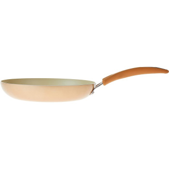 Meyer Non Stick Deep Fry Pan, 10.25 Inch, 26 cm, Cream (MY16872)