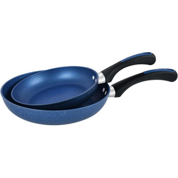 Prestige Endurance Speckled Long Lasting Non Stick Twin Pack Fry Pan, Blue (PR11560)