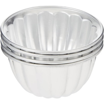 Prestige Mini Tart Tin, 4 Pieces, Silver (PR13216)