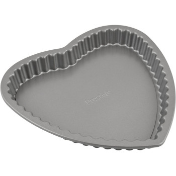 Prestige Loose Base Heart Shape Pan, Grey (PR13221)