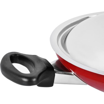 Prestige Appachatti with Stainless Steel Lid, 20 cm, Red (PR15852)