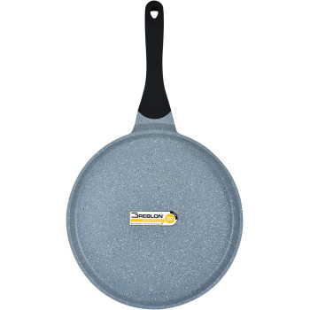 Prestige CAST ALUMINUM TAWA Speckled Long Lasting Non Stick Cast, Black , 28cm , PR15855 (PR15855)
