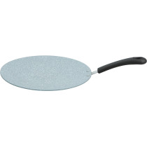 Prestige Speckled Long Lasting Non Stick Aluminum Concave Tawa, 30 cm, Grey (PR15875)